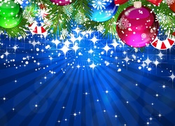 Boże Narodzenie, Ozdoby, Świąteczne, Bombki