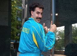 Sasha Baron Cohen,niebieski dres