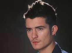 Orlando Bloom,czarne oczy