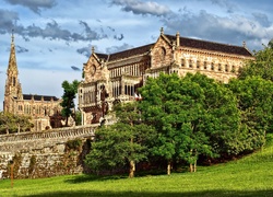 Pałac, Sobrellano, Kościół, Park, Comillas, Kantabria