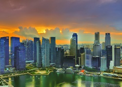 Miasto, Drapacze Chmur, Singapur