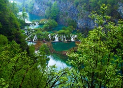 Wodospady, Park Narodowy, Plitvice