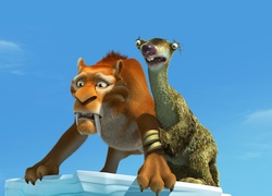 Epoka lodowcowa, Ice Age, Tygrys, Leniwiec