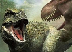 Dinozaury, Tyranozaur, Prehistoryczne, Zwierzęta