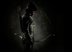 Serial, Arrow, Zielona strzała, Łuk, Oliver Queen - Stephen Amell, Kaptur