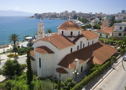 Albania, Saranda, Kościół, Morze, Lato