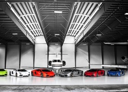 Lamborghini,  Aventador, Samochody, Samolot