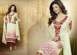 Kobieta, Aktorka, Bollywood, Strój, Salwar, Kameez