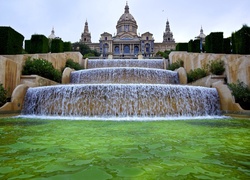 Hiszpania, Barcelona, Museu Nacional dArt de Catalunya, Kaskada