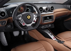 Wnętrze, Samochód, Ferrari
