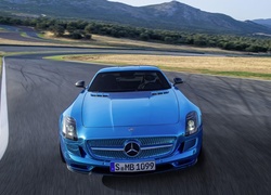Niebieski,  Mercedes SLS