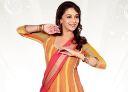 Kobieta, Aktorka, Bollywood, Madhuri, Dixit