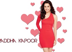 Kobieta, Aktorka, Bollywood, Shraddha, Kapoor, Serduszka