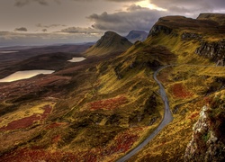 Szkocja, Wielka Brytania, Droga, Góry