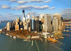 Manhattan, Drapacze Chmur, Z lotu ptaka