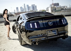 Girl car, Kobieta, Ford, Mustang