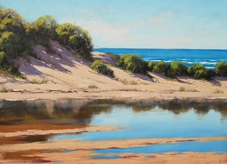Obraz olejny, Wybrzeże