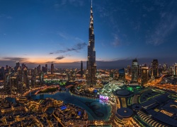 Zjednoczone Emiraty Arabskie, Dubaj, Burj Khalifa, Miasto