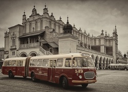 Autobus, Jelcz, Ogórek, Sukiennice, Kraków