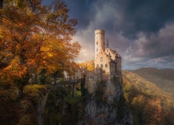 Zamek Lichtenstein, Miasteczko Lichtenstein, Badenia-Wirtembergia, Niemcy