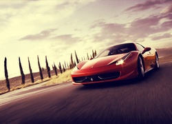 Czerwone, Ferrari, 458 Italia