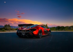 McLaren P1, Droga, Góry, Zachód, Słońca