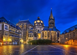 Niemcy, Aachen, Zabytek, Katedra, Miasto