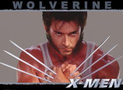 Hugh Jackman,x-men, srebrny łańcuszek