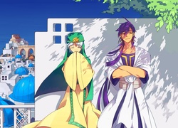 Magi, Jafar, Sinbad, anime