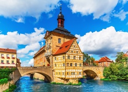 Domy, Mosty, Rzeka, Bamberg, Niemcy
