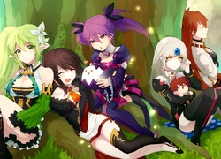 Elsword, Rena, Ara, Aisha, Eve, Elesis