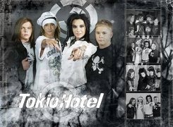 Tokio Hotel,zespół ,czaszka trupia