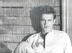 Hayden Christensen,biała koszula