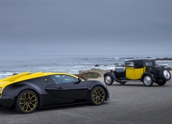 Samochody, Bugatti Veyron, Morze