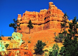 Stany Zjednoczone, Stan Utah, Park Narodowy Bryce Canyon, Skały