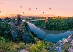Most, Rzeka, Balony