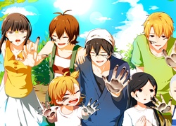 Barakamon, Arai Tamako, Handa Seishuu, Kido Hiroshi, Kotoishi Naru, Kubota Hina, Oohama Kentarou, Yamamura Miwa