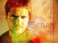 Gerard Butler,twarz, oczy