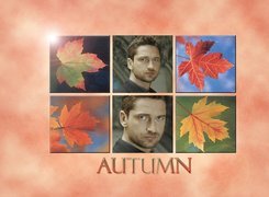 Gerard Butler,autumn, listki