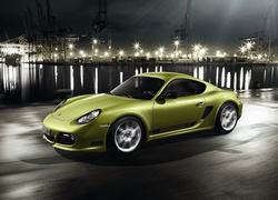 Oliwkowy, Porsche, Cayman, R, 2011, Port