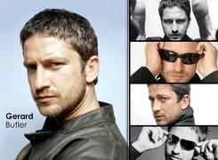 Gerard Butler,okulary, twarz
