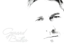 Gerard Butler,oczy, usta