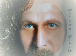 Gary Oldman,niebieskie oczy, wąsy