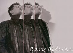 Gary Oldman,czarna kurtka