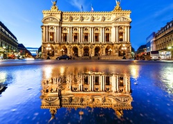 Francja, Paryż, Opera Palais Garnier, Odbicie