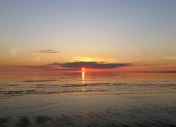 Zachód Słońca, Morze
