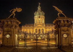 Pałac, Charlottenburg, Berlin, Nocą