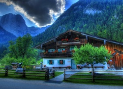 Miejscowość, Ramsau, Bawaria, Dom, Góry, Alpy, Bawarskie, Niemcy