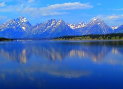 Stany Zjednoczone, Stan Wyoming, Park Narodowy Grand Teton, Góry Teton Range, Jezioro Jackson Lake