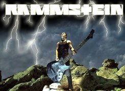 Rammstein,pioruny, gitara
